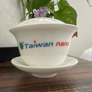 Taiwan Nano White Tea Cup with Saucer